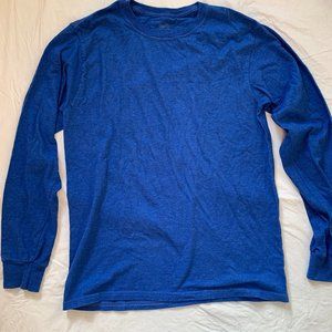 blue long sleeve